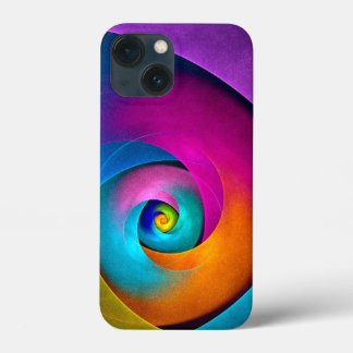 Modernes Abstraktes Blumenmuster Rosa Blaues Muste Case-Mate iPhone Hülle