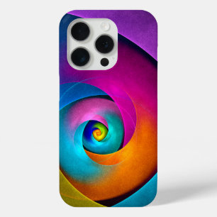 Modernes Abstraktes Blumenmuster Rosa Blaues Muste Case-Mate iPhone Hülle