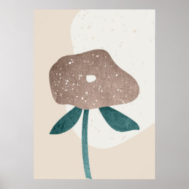 Modernes Abstraktes Botanisches Leaf Wall Art Post Poster