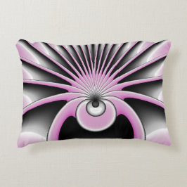 Modernes Abstraktes Crazy Fraktal Art Muster Dekokissen