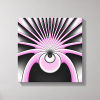 Modernes Abstraktes Crazy Fraktal Art Muster