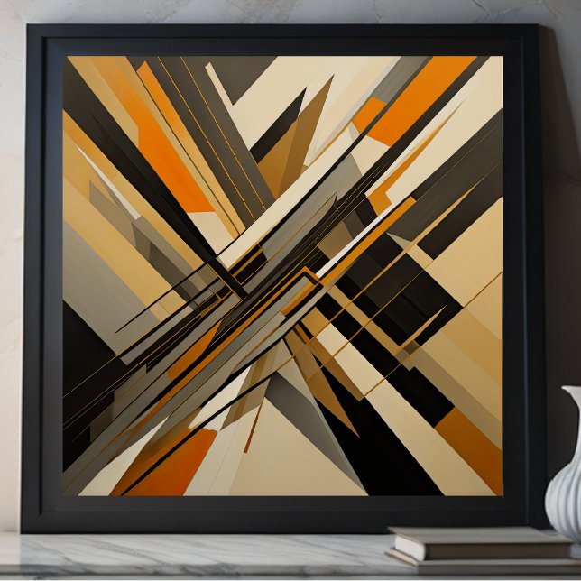 Modernes Abstraktes Design Futurismus V Poster (Von Creator hochgeladen)