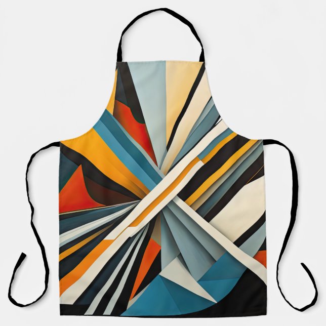 Modernes abstraktes Design Schürze (Vorderseite)