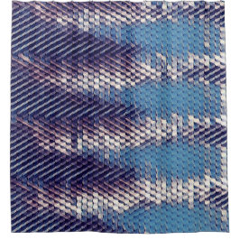 Modernes abstraktes Digitalmuster-Design 1231 Duschvorhang