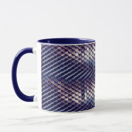 Modernes abstraktes Digitalmuster-Design 1231 Tasse