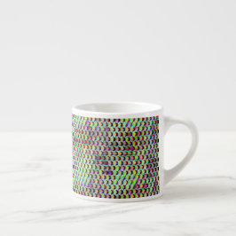 Modernes abstraktes Digitalmuster-Design 1233 Espressotasse