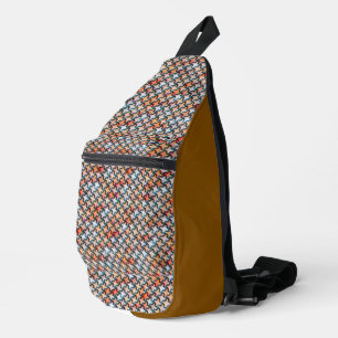 Modernes abstraktes Digitalmuster-Design 1248 Crossbody Bag