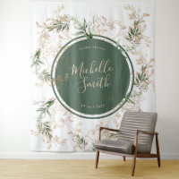Modernes Abstraktes Eucalyptus-Boho-Brautparty