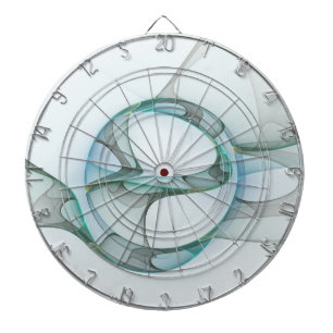 Modernes Abstraktes Fraktal Dartscheibe