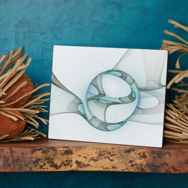 Modernes Abstraktes Fraktal Fotoplatte (Seite)