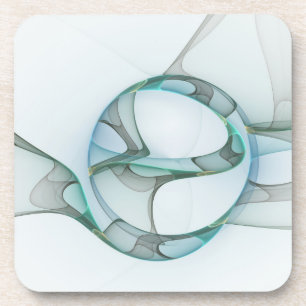 Modernes Abstraktes Fraktal Getränkeuntersetzer