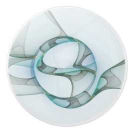 Modernes Abstraktes Fraktal Keramikknauf