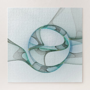 Modernes Abstraktes Fraktal Puzzle