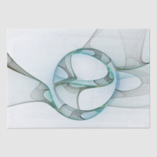 Modernes Abstraktes Fraktal Seidenpapier