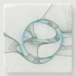 Modernes Abstraktes Fraktal Steinuntersetzer