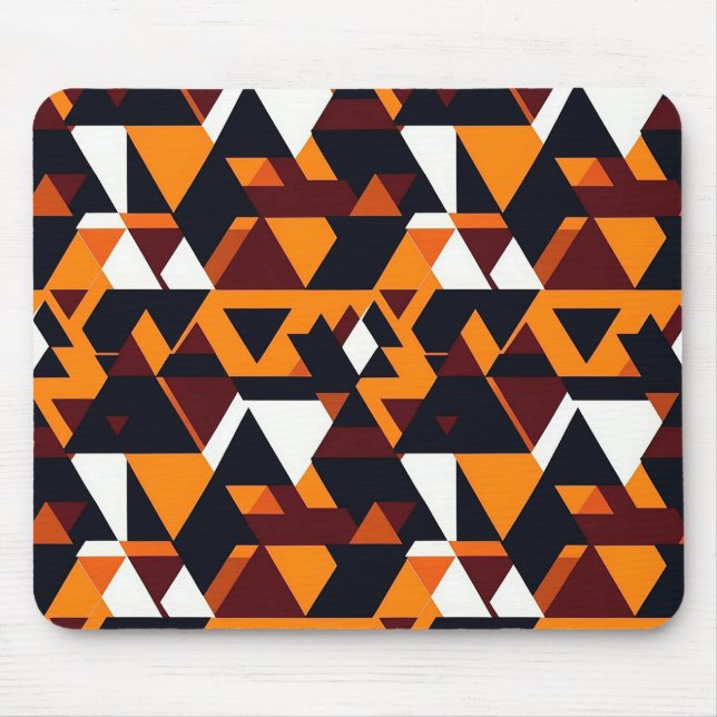 Modernes abstraktes geometrisches Muster 1 - Mausk Mousepad (Vorne)