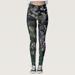 Modernes abstraktes geometrisches Muster - Leggings