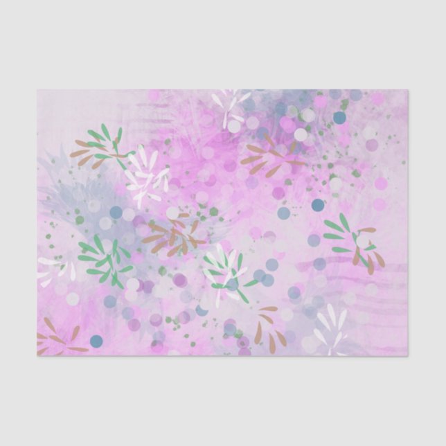 Modernes abstraktes Gewebepapier Seidenpapier (Vorderseite)