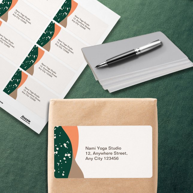 Modernes Abstraktes Green Terra Cotta Yoga Studio (Von Creator hochgeladen)