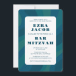 Modernes Abstraktes Grün Blau — Custom Bar Mitzvah Einladung<br><div class="desc">Perfekte Karte, um eine Fledermausmitzvah, Bar mitzvah oder andere jüdische Feier anzukündigen! Handgemachte Kunst für Sie. Vollständig anpassbar! Klicken Sie auf "Personalisieren" oben, um den Text zu bearbeiten. Klicken Sie auf "Bearbeiten mit dem Design-Tool", um die Schriftart, Farben und Platzierungen anzupassen und das Design der Rückseite zu löschen, wenn Sie...</div>