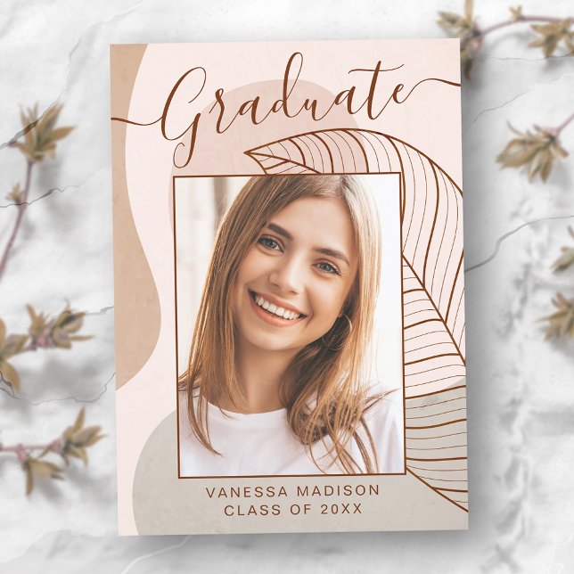 Modernes Abstraktes Kalligrafie-Script-Foto Ankündigung (Von Creator hochgeladen)