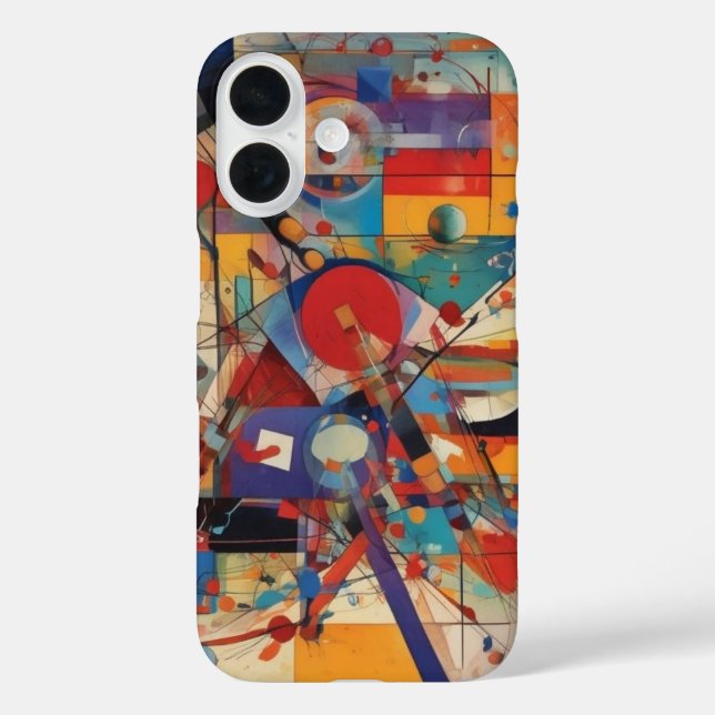 Modernes Abstraktes Kunstwerk Case-Mate iPhone Hülle (Rückseite)