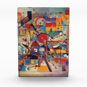 Modernes Abstraktes Kunstwerk Fotoblock