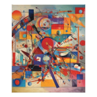 Modernes Abstraktes Kunstwerk