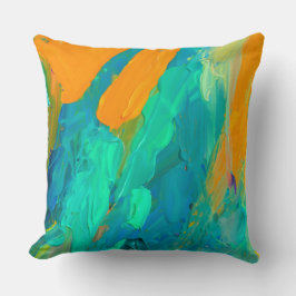 Modernes Abstraktes Kunstwerk Kissen
