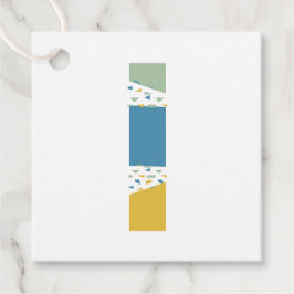 Modernes Abstraktes Letter L Monogram Personalisie Geschenkanhänger