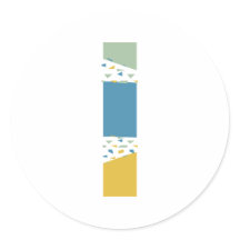 Modernes Abstraktes Letter L Monogram Personalisie