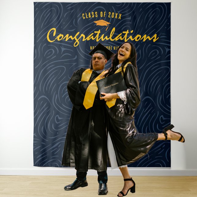 Modernes Abstraktes Marinemuster | Hintergrund für Wandteppich (Von Creator hochgeladen)