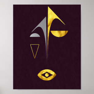 Modernes Abstraktes Minimalistisches Poster