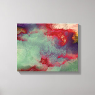 Modernes, abstraktes musikalisches Design Leinwanddruck