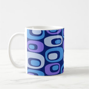 Modernes Abstraktes Muster aus der Mitte des Jahrh Kaffeetasse