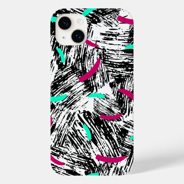 Modernes Abstraktes Muster. Case-Mate iPhone Hülle (Rückseite)