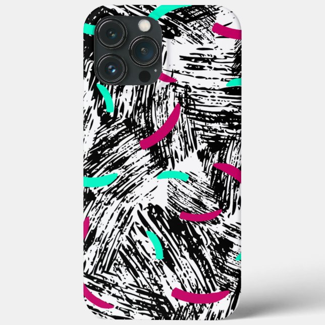 Modernes Abstraktes Muster. Case-Mate iPhone Hülle (Rückseite)