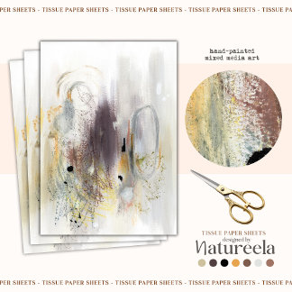 Modernes, Abstraktes Muster-Dekopapier Seidenpapier