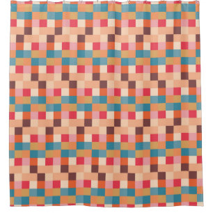 Modernes Abstraktes Muster Duschvorhang