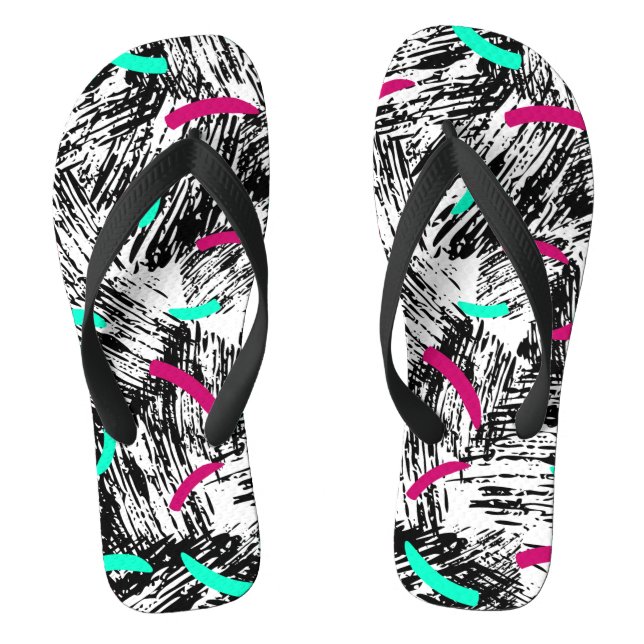 Modernes Abstraktes Muster. Flip Flops (Fußbett)