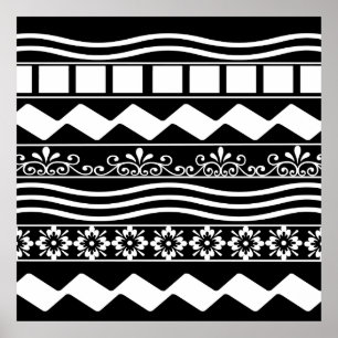 modernes abstraktes Musterdesign Poster