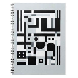 Modernes Abstraktes Notebook Notizblock
