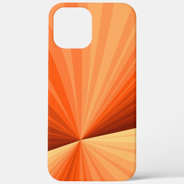 Modernes Abstraktes Orange Red Vanilla Graphic Fra Case-Mate iPhone Hülle (Rückseite)