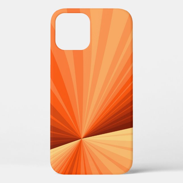 Modernes Abstraktes Orange Red Vanilla Graphic Fra Case-Mate iPhone Hülle (Rückseite)