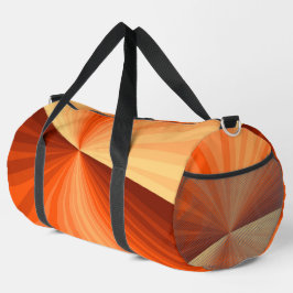 Modernes Abstraktes Orange Red Vanilla Graphic Fra Duffle Bag