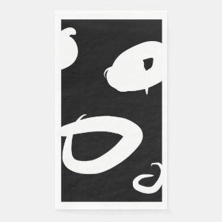 Modernes abstraktes Papier Napkin Serviette