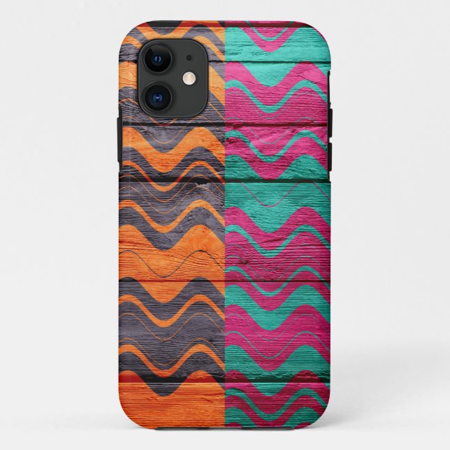 Modernes Abstraktes Pastell-Holz #3 Case-Mate iPhone Hülle (Rückseite)