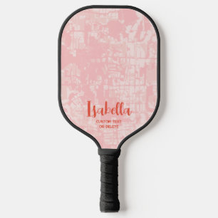 Modernes Abstraktes Personalisiertes Namenspattel Pickleball Schläger