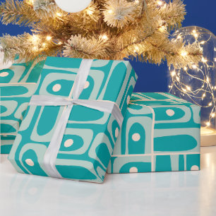 Modernes Abstraktes Piquet-Muster aus dem Mittelal Geschenkpapier