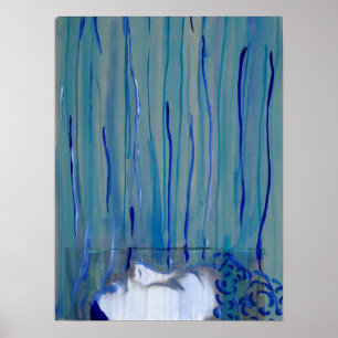 Modernes Abstraktes Portrait Poster